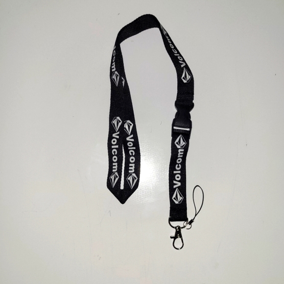 Volcom Black One Size Lanyard & Vaccine Card Holde - Picture 6 of 7